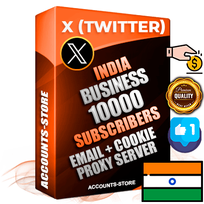 Professional Indian PREMIUM X (Twitter) accounts of manual registration and farming for the FINANCE & BUSINESS niche with high trust history photos and tweets — fully themed and optimized for FINANCE & BUSINESS advertising and promotion — 10000 niche-related live active followers 2009–2014 registration year Verified Email (Included) + Cookie JSON for secure import and login to the account + User Agent + High-quality filling (Photo Header Posts). Fully ready for targeted campaigns and ad launches from any country. Perfectly hold ads without bans. Ideal for any earning schemes affiliate promotions and marketing projects. Quality unlimited IPv4 proxy server included.