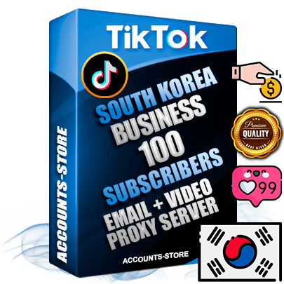 Professional Korean PREMIUM TikTok accounts of manual registration and farming for the FINANCE & BUSINESS niche with high trust history profile photos and videos — fully themed and optimized for FINANCE & BUSINESS advertising and promotion — 100 niche-related live active subscribers 2018–2022 registration years Verified Email (included) + Cookie JSON for secure import and login to the account + User Agent + high-quality content filling (profile photo banner and videos). Fully ready for targeted campaigns and ad launches from any country. Perfectly holds ads without bans. Ideal for any earning schemes affiliate promotions and marketing projects. Quality unlimited IPv4 proxy server included.