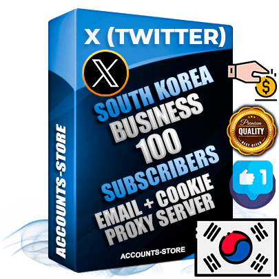 Professional Korean PREMIUM X (Twitter) accounts of manual registration and farming for the FINANCE & BUSINESS niche with high trust history photos and tweets — fully themed and optimized for FINANCE & BUSINESS advertising and promotion — 100 niche-related live active followers 2009–2014 registration year Verified Email (Included) + Cookie JSON for secure import and login to the account + User Agent + High-quality filling (Photo Header Posts). Fully ready for targeted campaigns and ad launches from any country. Perfectly hold ads without bans. Ideal for any earning schemes affiliate promotions and marketing projects. Quality unlimited IPv4 proxy server included. Professional Korean PREMIUM X (Twitter) accounts of manual registration and farming for the FINANCE & BUSINESS niche with high trust history photos and tweets — fully themed and optimized for FINANCE & BUSINESS advertising and promotion — 100 niche-related live active followers 2009–2014 registration year Verified Email (Included) + Cookie JSON for secure import and login to the account + User Agent + High-quality filling (Photo Header Posts). Fully ready for targeted campaigns and ad launches from any country. Perfectly hold ads without bans. Ideal for any earning schemes affiliate promotions and marketing projects. Quality unlimited IPv4 proxy server included.