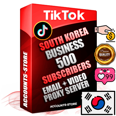 Professional Korean PREMIUM TikTok accounts of manual registration and farming for the FINANCE & BUSINESS niche with high trust history profile photos and videos — fully themed and optimized for FINANCE & BUSINESS advertising and promotion — 500 niche-related live active subscribers 2018–2022 registration years Verified Email (included) + Cookie JSON for secure import and login to the account + User Agent + high-quality content filling (profile photo banner and videos). Fully ready for targeted campaigns and ad launches from any country. Perfectly holds ads without bans. Ideal for any earning schemes affiliate promotions and marketing projects. Quality unlimited IPv4 proxy server included.