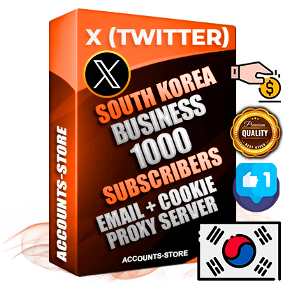 Professional Korean PREMIUM X (Twitter) accounts of manual registration and farming for the FINANCE & BUSINESS niche with high trust history photos and tweets — fully themed and optimized for FINANCE & BUSINESS advertising and promotion — 1000 niche-related live active followers 2009–2014 registration year Verified Email (Included) + Cookie JSON for secure import and login to the account + User Agent + High-quality filling (Photo Header Posts). Fully ready for targeted campaigns and ad launches from any country. Perfectly hold ads without bans. Ideal for any earning schemes affiliate promotions and marketing projects. Quality unlimited IPv4 proxy server included. Professional Korean PREMIUM X (Twitter) accounts of manual registration and farming for the FINANCE & BUSINESS niche with high trust history photos and tweets — fully themed and optimized for FINANCE & BUSINESS advertising and promotion — 1000 niche-related live active followers 2009–2014 registration year Verified Email (Included) + Cookie JSON for secure import and login to the account + User Agent + High-quality filling (Photo Header Posts). Fully ready for targeted campaigns and ad launches from any country. Perfectly hold ads without bans. Ideal for any earning schemes affiliate promotions and marketing projects. Quality unlimited IPv4 proxy server included.