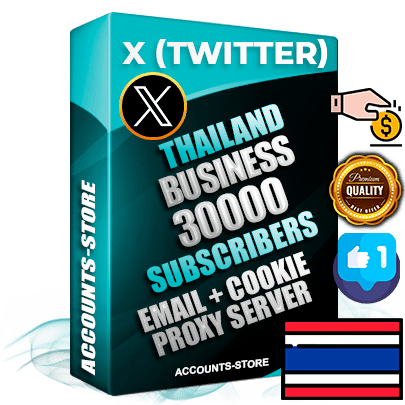 Professional Thai PREMIUM X (Twitter) accounts of manual registration and farming for the FINANCE & BUSINESS niche with high trust history photos and tweets — fully themed and optimized for FINANCE & BUSINESS advertising and promotion — 30000 niche-related live active followers 2009–2014 registration year Verified Email (Included) + Cookie JSON for secure import and login to the account + User Agent + High-quality filling (Photo Header Posts). Fully ready for targeted campaigns and ad launches from any country. Perfectly hold ads without bans. Ideal for any earning schemes affiliate promotions and marketing projects. Quality unlimited IPv4 proxy server included. Professional Thai PREMIUM X (Twitter) accounts of manual registration and farming for the FINANCE & BUSINESS niche with high trust history photos and tweets — fully themed and optimized for FINANCE & BUSINESS advertising and promotion — 30000 niche-related live active followers 2009–2014 registration year Verified Email (Included) + Cookie JSON for secure import and login to the account + User Agent + High-quality filling (Photo Header Posts). Fully ready for targeted campaigns and ad launches from any country. Perfectly hold ads without bans. Ideal for any earning schemes affiliate promotions and marketing projects. Quality unlimited IPv4 proxy server included.