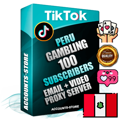 Professional Peruvian PREMIUM TikTok accounts of manual registration and farming for the GAMBLING niche with high trust history profile photos and videos — fully themed and optimized for GAMBLING advertising and promotion — 100 niche-related live active subscribers 2018–2022 registration years Verified Email (included) + Cookie JSON for secure import and login to the account + User Agent + high-quality content filling (profile photo banner and videos). Fully ready for targeted campaigns and ad launches from any country. Perfectly holds ads without bans. Ideal for any earning schemes affiliate promotions and marketing projects. Quality unlimited IPv4 proxy server included.