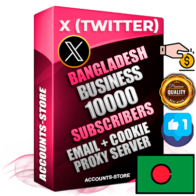 Professional Bangladeshi PREMIUM X (Twitter) accounts of manual registration and farming for the FINANCE & BUSINESS niche with high trust history photos and tweets — fully themed and optimized for FINANCE & BUSINESS advertising and promotion — 10000 niche-related live active followers 2009–2014 registration year Verified Email (Included) + Cookie JSON for secure import and login to the account + User Agent + High-quality filling (Photo Header Posts). Fully ready for targeted campaigns and ad launches from any country. Perfectly hold ads without bans. Ideal for any earning schemes affiliate promotions and marketing projects. Quality unlimited IPv4 proxy server included. Professional Bangladeshi PREMIUM X (Twitter) accounts of manual registration and farming for the FINANCE & BUSINESS niche with high trust history photos and tweets — fully themed and optimized for FINANCE & BUSINESS advertising and promotion — 10000 niche-related live active followers 2009–2014 registration year Verified Email (Included) + Cookie JSON for secure import and login to the account + User Agent + High-quality filling (Photo Header Posts). Fully ready for targeted campaigns and ad launches from any country. Perfectly hold ads without bans. Ideal for any earning schemes affiliate promotions and marketing projects. Quality unlimited IPv4 proxy server included.