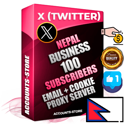 Professional Nepalese PREMIUM X (Twitter) accounts of manual registration and farming for the FINANCE & BUSINESS niche with high trust history photos and tweets — fully themed and optimized for FINANCE & BUSINESS advertising and promotion — 100 niche-related live active followers 2009–2014 registration year Verified Email (Included) + Cookie JSON for secure import and login to the account + User Agent + High-quality filling (Photo Header Posts). Fully ready for targeted campaigns and ad launches from any country. Perfectly hold ads without bans. Ideal for any earning schemes affiliate promotions and marketing projects. Quality unlimited IPv4 proxy server included. Professional Nepalese PREMIUM X (Twitter) accounts of manual registration and farming for the FINANCE & BUSINESS niche with high trust history photos and tweets — fully themed and optimized for FINANCE & BUSINESS advertising and promotion — 100 niche-related live active followers 2009–2014 registration year Verified Email (Included) + Cookie JSON for secure import and login to the account + User Agent + High-quality filling (Photo Header Posts). Fully ready for targeted campaigns and ad launches from any country. Perfectly hold ads without bans. Ideal for any earning schemes affiliate promotions and marketing projects. Quality unlimited IPv4 proxy server included.