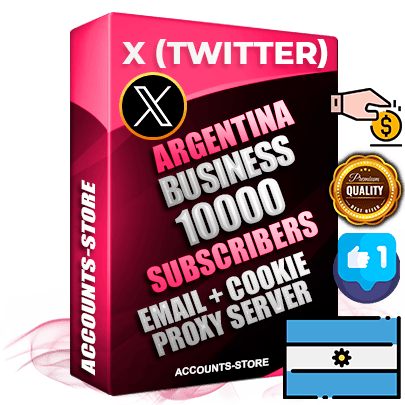 Professional Argentinian PREMIUM X (Twitter) accounts of manual registration and farming for the FINANCE & BUSINESS niche with high trust history photos and tweets — fully themed and optimized for FINANCE & BUSINESS advertising and promotion — 10000 niche-related live active followers 2009–2014 registration year Verified Email (Included) + Cookie JSON for secure import and login to the account + User Agent + High-quality filling (Photo Header Posts). Fully ready for targeted campaigns and ad launches from any country. Perfectly hold ads without bans. Ideal for any earning schemes affiliate promotions and marketing projects. Quality unlimited IPv4 proxy server included. Professional Argentinian PREMIUM X (Twitter) accounts of manual registration and farming for the FINANCE & BUSINESS niche with high trust history photos and tweets — fully themed and optimized for FINANCE & BUSINESS advertising and promotion — 10000 niche-related live active followers 2009–2014 registration year Verified Email (Included) + Cookie JSON for secure import and login to the account + User Agent + High-quality filling (Photo Header Posts). Fully ready for targeted campaigns and ad launches from any country. Perfectly hold ads without bans. Ideal for any earning schemes affiliate promotions and marketing projects. Quality unlimited IPv4 proxy server included.