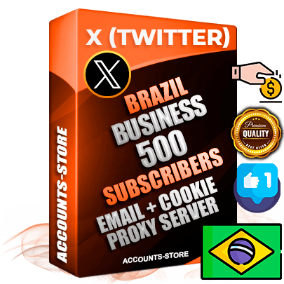 Professional Brazilian PREMIUM X (Twitter) accounts of manual registration and farming for the FINANCE & BUSINESS niche with high trust history photos and tweets — fully themed and optimized for FINANCE & BUSINESS advertising and promotion — 500 niche-related live active followers 2009–2014 registration year Verified Email (Included) + Cookie JSON for secure import and login to the account + User Agent + High-quality filling (Photo Header Posts). Fully ready for targeted campaigns and ad launches from any country. Perfectly hold ads without bans. Ideal for any earning schemes affiliate promotions and marketing projects. Quality unlimited IPv4 proxy server included.