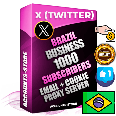 Professional Brazilian PREMIUM X (Twitter) accounts of manual registration and farming for the FINANCE & BUSINESS niche with high trust history photos and tweets — fully themed and optimized for FINANCE & BUSINESS advertising and promotion — 1000 niche-related live active followers 2009–2014 registration year Verified Email (Included) + Cookie JSON for secure import and login to the account + User Agent + High-quality filling (Photo Header Posts). Fully ready for targeted campaigns and ad launches from any country. Perfectly hold ads without bans. Ideal for any earning schemes affiliate promotions and marketing projects. Quality unlimited IPv4 proxy server included.