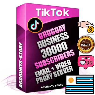 Professional Uruguayan PREMIUM TikTok accounts of manual registration and farming for the FINANCE & BUSINESS niche with high trust history profile photos and videos — fully themed and optimized for FINANCE & BUSINESS advertising and promotion — 30000 niche-related live active subscribers 2018–2022 registration years Verified Email (included) + Cookie JSON for secure import and login to the account + User Agent + high-quality content filling (profile photo banner and videos). Fully ready for targeted campaigns and ad launches from any country. Perfectly holds ads without bans. Ideal for any earning schemes affiliate promotions and marketing projects. Quality unlimited IPv4 proxy server included.