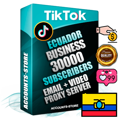 Professional Ecuadorian PREMIUM TikTok accounts of manual registration and farming for the FINANCE & BUSINESS niche with high trust history profile photos and videos — fully themed and optimized for FINANCE & BUSINESS advertising and promotion — 30000 niche-related live active subscribers 2018–2022 registration years Verified Email (included) + Cookie JSON for secure import and login to the account + User Agent + high-quality content filling (profile photo banner and videos). Fully ready for targeted campaigns and ad launches from any country. Perfectly holds ads without bans. Ideal for any earning schemes affiliate promotions and marketing projects. Quality unlimited IPv4 proxy server included. Professional Ecuadorian PREMIUM TikTok accounts of manual registration and farming for the FINANCE & BUSINESS niche with high trust history profile photos and videos — fully themed and optimized for FINANCE & BUSINESS advertising and promotion — 30000 niche-related live active subscribers 2018–2022 registration years Verified Email (included) + Cookie JSON for secure import and login to the account + User Agent + high-quality content filling (profile photo banner and videos). Fully ready for targeted campaigns and ad launches from any country. Perfectly holds ads without bans. Ideal for any earning schemes affiliate promotions and marketing projects. Quality unlimited IPv4 proxy server included.