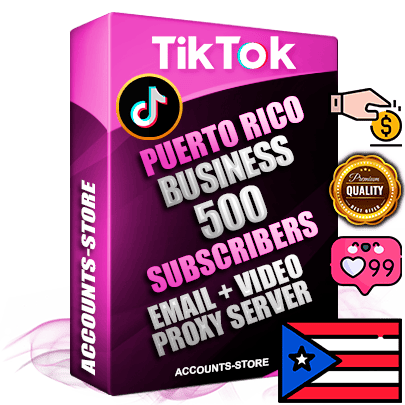 Professional Puerto Rican PREMIUM TikTok accounts of manual registration and farming for the FINANCE & BUSINESS niche with high trust history profile photos and videos — fully themed and optimized for FINANCE & BUSINESS advertising and promotion — 500 niche-related live active subscribers 2018–2022 registration years Verified Email (included) + Cookie JSON for secure import and login to the account + User Agent + high-quality content filling (profile photo banner and videos). Fully ready for targeted campaigns and ad launches from any country. Perfectly holds ads without bans. Ideal for any earning schemes affiliate promotions and marketing projects. Quality unlimited IPv4 proxy server included.