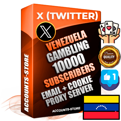Professional Venezuelan PREMIUM X (Twitter) accounts of manual registration and farming for the GAMBLING niche with high trust history photos and tweets — fully themed and optimized for GAMBLING advertising and promotion — 10000 niche-related live active followers 2009–2014 registration year Verified Email (Included) + Cookie JSON for secure import and login to the account + User Agent + High-quality filling (Photo Header Posts). Fully ready for targeted campaigns and ad launches from any country. Perfectly hold ads without bans. Ideal for any earning schemes affiliate promotions and marketing projects. Quality unlimited IPv4 proxy server included. Professional Venezuelan PREMIUM X (Twitter) accounts of manual registration and farming for the GAMBLING niche with high trust history photos and tweets — fully themed and optimized for GAMBLING advertising and promotion — 10000 niche-related live active followers 2009–2014 registration year Verified Email (Included) + Cookie JSON for secure import and login to the account + User Agent + High-quality filling (Photo Header Posts). Fully ready for targeted campaigns and ad launches from any country. Perfectly hold ads without bans. Ideal for any earning schemes affiliate promotions and marketing projects. Quality unlimited IPv4 proxy server included.
