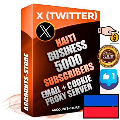 Professional Haitian PREMIUM X (Twitter) accounts of manual registration and farming for the FINANCE & BUSINESS niche with high trust history photos and tweets — fully themed and optimized for FINANCE & BUSINESS advertising and promotion — 5000 niche-related live active followers 2009–2014 registration year Verified Email (Included) + Cookie JSON for secure import and login to the account + User Agent + High-quality filling (Photo Header Posts). Fully ready for targeted campaigns and ad launches from any country. Perfectly hold ads without bans. Ideal for any earning schemes affiliate promotions and marketing projects. Quality unlimited IPv4 proxy server included.