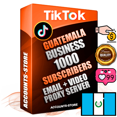 Professional Guatemalan PREMIUM TikTok accounts of manual registration and farming for the FINANCE & BUSINESS niche with high trust history profile photos and videos — fully themed and optimized for FINANCE & BUSINESS advertising and promotion — 1000 niche-related live active subscribers 2018–2022 registration years Verified Email (included) + Cookie JSON for secure import and login to the account + User Agent + high-quality content filling (profile photo banner and videos). Fully ready for targeted campaigns and ad launches from any country. Perfectly holds ads without bans. Ideal for any earning schemes affiliate promotions and marketing projects. Quality unlimited IPv4 proxy server included. Professional Guatemalan PREMIUM TikTok accounts of manual registration and farming for the FINANCE & BUSINESS niche with high trust history profile photos and videos — fully themed and optimized for FINANCE & BUSINESS advertising and promotion — 1000 niche-related live active subscribers 2018–2022 registration years Verified Email (included) + Cookie JSON for secure import and login to the account + User Agent + high-quality content filling (profile photo banner and videos). Fully ready for targeted campaigns and ad launches from any country. Perfectly holds ads without bans. Ideal for any earning schemes affiliate promotions and marketing projects. Quality unlimited IPv4 proxy server included.