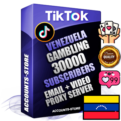 Professional Venezuelan PREMIUM TikTok accounts of manual registration and farming for the GAMBLING niche with high trust history profile photos and videos — fully themed and optimized for GAMBLING advertising and promotion — 30000 niche-related live active subscribers 2018–2022 registration years Verified Email (included) + Cookie JSON for secure import and login to the account + User Agent + high-quality content filling (profile photo banner and videos). Fully ready for targeted campaigns and ad launches from any country. Perfectly holds ads without bans. Ideal for any earning schemes affiliate promotions and marketing projects. Quality unlimited IPv4 proxy server included.