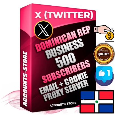Professional Dominican PREMIUM X (Twitter) accounts of manual registration and farming for the FINANCE & BUSINESS niche with high trust history photos and tweets — fully themed and optimized for FINANCE & BUSINESS advertising and promotion — 500 niche-related live active followers 2009–2014 registration year Verified Email (Included) + Cookie JSON for secure import and login to the account + User Agent + High-quality filling (Photo Header Posts). Fully ready for targeted campaigns and ad launches from any country. Perfectly hold ads without bans. Ideal for any earning schemes affiliate promotions and marketing projects. Quality unlimited IPv4 proxy server included.