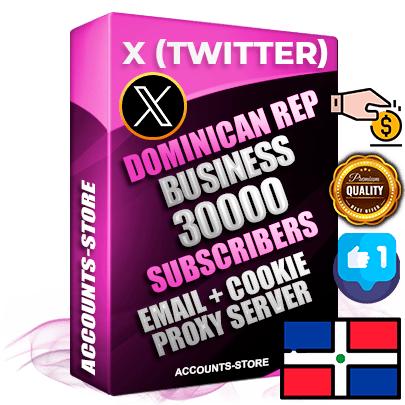 Professional Dominican PREMIUM X (Twitter) accounts of manual registration and farming for the FINANCE & BUSINESS niche with high trust history photos and tweets — fully themed and optimized for FINANCE & BUSINESS advertising and promotion — 30000 niche-related live active followers 2009–2014 registration year Verified Email (Included) + Cookie JSON for secure import and login to the account + User Agent + High-quality filling (Photo Header Posts). Fully ready for targeted campaigns and ad launches from any country. Perfectly hold ads without bans. Ideal for any earning schemes affiliate promotions and marketing projects. Quality unlimited IPv4 proxy server included.