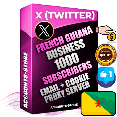 Professional Guiana PREMIUM X (Twitter) accounts of manual registration and farming for the FINANCE & BUSINESS niche with high trust history photos and tweets — fully themed and optimized for FINANCE & BUSINESS advertising and promotion — 1000 niche-related live active followers 2009–2014 registration year Verified Email (Included) + Cookie JSON for secure import and login to the account + User Agent + High-quality filling (Photo Header Posts). Fully ready for targeted campaigns and ad launches from any country. Perfectly hold ads without bans. Ideal for any earning schemes affiliate promotions and marketing projects. Quality unlimited IPv4 proxy server included. Professional Guiana PREMIUM X (Twitter) accounts of manual registration and farming for the FINANCE & BUSINESS niche with high trust history photos and tweets — fully themed and optimized for FINANCE & BUSINESS advertising and promotion — 1000 niche-related live active followers 2009–2014 registration year Verified Email (Included) + Cookie JSON for secure import and login to the account + User Agent + High-quality filling (Photo Header Posts). Fully ready for targeted campaigns and ad launches from any country. Perfectly hold ads without bans. Ideal for any earning schemes affiliate promotions and marketing projects. Quality unlimited IPv4 proxy server included.