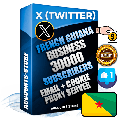 Professional Guiana PREMIUM X (Twitter) accounts of manual registration and farming for the FINANCE & BUSINESS niche with high trust history photos and tweets — fully themed and optimized for FINANCE & BUSINESS advertising and promotion — 30000 niche-related live active followers 2009–2014 registration year Verified Email (Included) + Cookie JSON for secure import and login to the account + User Agent + High-quality filling (Photo Header Posts). Fully ready for targeted campaigns and ad launches from any country. Perfectly hold ads without bans. Ideal for any earning schemes affiliate promotions and marketing projects. Quality unlimited IPv4 proxy server included. Professional Guiana PREMIUM X (Twitter) accounts of manual registration and farming for the FINANCE & BUSINESS niche with high trust history photos and tweets — fully themed and optimized for FINANCE & BUSINESS advertising and promotion — 30000 niche-related live active followers 2009–2014 registration year Verified Email (Included) + Cookie JSON for secure import and login to the account + User Agent + High-quality filling (Photo Header Posts). Fully ready for targeted campaigns and ad launches from any country. Perfectly hold ads without bans. Ideal for any earning schemes affiliate promotions and marketing projects. Quality unlimited IPv4 proxy server included.