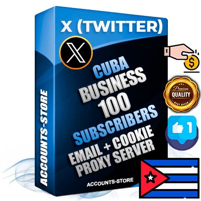 Professional Cuban PREMIUM X (Twitter) accounts of manual registration and farming for the FINANCE & BUSINESS niche with high trust history photos and tweets — fully themed and optimized for FINANCE & BUSINESS advertising and promotion — 100 niche-related live active followers 2009–2014 registration year Verified Email (Included) + Cookie JSON for secure import and login to the account + User Agent + High-quality filling (Photo Header Posts). Fully ready for targeted campaigns and ad launches from any country. Perfectly hold ads without bans. Ideal for any earning schemes affiliate promotions and marketing projects. Quality unlimited IPv4 proxy server included.