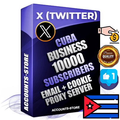 Professional Cuban PREMIUM X (Twitter) accounts of manual registration and farming for the FINANCE & BUSINESS niche with high trust history photos and tweets — fully themed and optimized for FINANCE & BUSINESS advertising and promotion — 10000 niche-related live active followers 2009–2014 registration year Verified Email (Included) + Cookie JSON for secure import and login to the account + User Agent + High-quality filling (Photo Header Posts). Fully ready for targeted campaigns and ad launches from any country. Perfectly hold ads without bans. Ideal for any earning schemes affiliate promotions and marketing projects. Quality unlimited IPv4 proxy server included. Professional Cuban PREMIUM X (Twitter) accounts of manual registration and farming for the FINANCE & BUSINESS niche with high trust history photos and tweets — fully themed and optimized for FINANCE & BUSINESS advertising and promotion — 10000 niche-related live active followers 2009–2014 registration year Verified Email (Included) + Cookie JSON for secure import and login to the account + User Agent + High-quality filling (Photo Header Posts). Fully ready for targeted campaigns and ad launches from any country. Perfectly hold ads without bans. Ideal for any earning schemes affiliate promotions and marketing projects. Quality unlimited IPv4 proxy server included.
