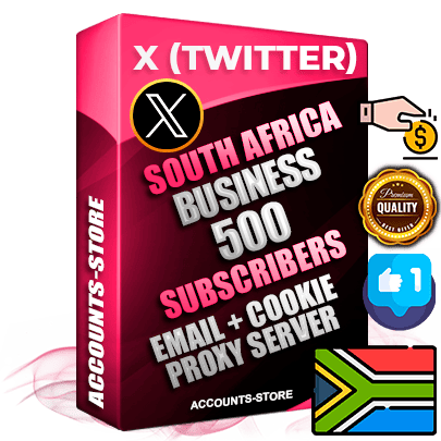 Professional South African PREMIUM X (Twitter) accounts of manual registration and farming for the FINANCE & BUSINESS niche with high trust history photos and tweets — fully themed and optimized for FINANCE & BUSINESS advertising and promotion — 500 niche-related live active followers 2009–2014 registration year Verified Email (Included) + Cookie JSON for secure import and login to the account + User Agent + High-quality filling (Photo Header Posts). Fully ready for targeted campaigns and ad launches from any country. Perfectly hold ads without bans. Ideal for any earning schemes affiliate promotions and marketing projects. Quality unlimited IPv4 proxy server included.