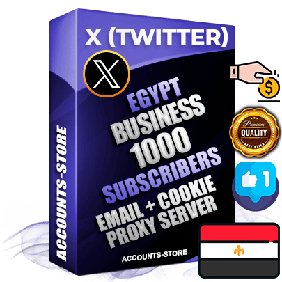 Professional Egyptian PREMIUM X (Twitter) accounts of manual registration and farming for the FINANCE & BUSINESS niche with high trust history photos and tweets — fully themed and optimized for FINANCE & BUSINESS advertising and promotion — 1000 niche-related live active followers 2009–2014 registration year Verified Email (Included) + Cookie JSON for secure import and login to the account + User Agent + High-quality filling (Photo Header Posts). Fully ready for targeted campaigns and ad launches from any country. Perfectly hold ads without bans. Ideal for any earning schemes affiliate promotions and marketing projects. Quality unlimited IPv4 proxy server included.
