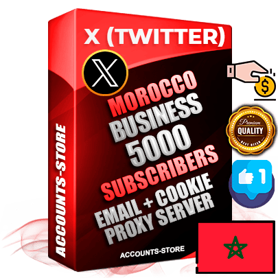 Professional Moroccan PREMIUM X (Twitter) accounts of manual registration and farming for the FINANCE & BUSINESS niche with high trust history photos and tweets — fully themed and optimized for FINANCE & BUSINESS advertising and promotion — 5000 niche-related live active followers 2009–2014 registration year Verified Email (Included) + Cookie JSON for secure import and login to the account + User Agent + High-quality filling (Photo Header Posts). Fully ready for targeted campaigns and ad launches from any country. Perfectly hold ads without bans. Ideal for any earning schemes affiliate promotions and marketing projects. Quality unlimited IPv4 proxy server included. Professional Moroccan PREMIUM X (Twitter) accounts of manual registration and farming for the FINANCE & BUSINESS niche with high trust history photos and tweets — fully themed and optimized for FINANCE & BUSINESS advertising and promotion — 5000 niche-related live active followers 2009–2014 registration year Verified Email (Included) + Cookie JSON for secure import and login to the account + User Agent + High-quality filling (Photo Header Posts). Fully ready for targeted campaigns and ad launches from any country. Perfectly hold ads without bans. Ideal for any earning schemes affiliate promotions and marketing projects. Quality unlimited IPv4 proxy server included.