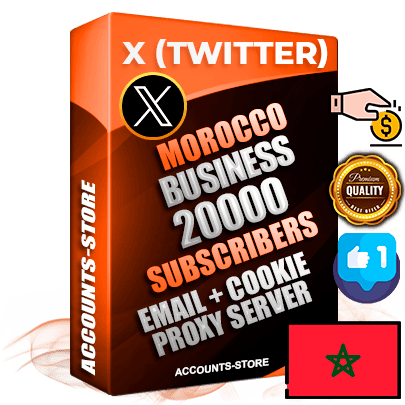 Professional Moroccan PREMIUM X (Twitter) accounts of manual registration and farming for the FINANCE & BUSINESS niche with high trust history photos and tweets — fully themed and optimized for FINANCE & BUSINESS advertising and promotion — 20000 niche-related live active followers 2009–2014 registration year Verified Email (Included) + Cookie JSON for secure import and login to the account + User Agent + High-quality filling (Photo Header Posts). Fully ready for targeted campaigns and ad launches from any country. Perfectly hold ads without bans. Ideal for any earning schemes affiliate promotions and marketing projects. Quality unlimited IPv4 proxy server included. Professional Moroccan PREMIUM X (Twitter) accounts of manual registration and farming for the FINANCE & BUSINESS niche with high trust history photos and tweets — fully themed and optimized for FINANCE & BUSINESS advertising and promotion — 20000 niche-related live active followers 2009–2014 registration year Verified Email (Included) + Cookie JSON for secure import and login to the account + User Agent + High-quality filling (Photo Header Posts). Fully ready for targeted campaigns and ad launches from any country. Perfectly hold ads without bans. Ideal for any earning schemes affiliate promotions and marketing projects. Quality unlimited IPv4 proxy server included.