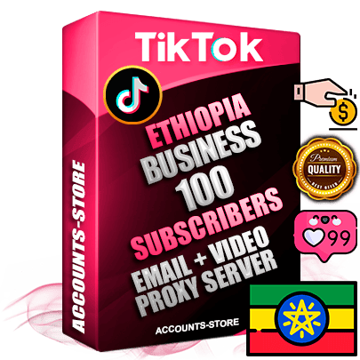Professional Ethiopian PREMIUM TikTok accounts of manual registration and farming for the FINANCE & BUSINESS niche with high trust history profile photos and videos — fully themed and optimized for FINANCE & BUSINESS advertising and promotion — 100 niche-related live active subscribers 2018–2022 registration years Verified Email (included) + Cookie JSON for secure import and login to the account + User Agent + high-quality content filling (profile photo banner and videos). Fully ready for targeted campaigns and ad launches from any country. Perfectly holds ads without bans. Ideal for any earning schemes affiliate promotions and marketing projects. Quality unlimited IPv4 proxy server included.