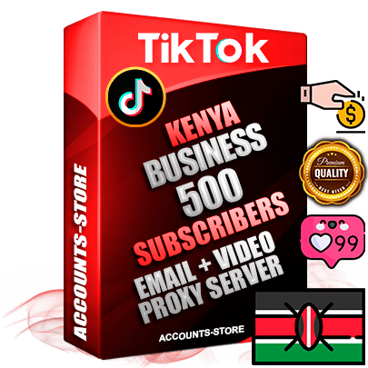 Professional Kenyan PREMIUM TikTok accounts of manual registration and farming for the FINANCE & BUSINESS niche with high trust history profile photos and videos — fully themed and optimized for FINANCE & BUSINESS advertising and promotion — 500 niche-related live active subscribers 2018–2022 registration years Verified Email (included) + Cookie JSON for secure import and login to the account + User Agent + high-quality content filling (profile photo banner and videos). Fully ready for targeted campaigns and ad launches from any country. Perfectly holds ads without bans. Ideal for any earning schemes affiliate promotions and marketing projects. Quality unlimited IPv4 proxy server included. Professional Kenyan PREMIUM TikTok accounts of manual registration and farming for the FINANCE & BUSINESS niche with high trust history profile photos and videos — fully themed and optimized for FINANCE & BUSINESS advertising and promotion — 500 niche-related live active subscribers 2018–2022 registration years Verified Email (included) + Cookie JSON for secure import and login to the account + User Agent + high-quality content filling (profile photo banner and videos). Fully ready for targeted campaigns and ad launches from any country. Perfectly holds ads without bans. Ideal for any earning schemes affiliate promotions and marketing projects. Quality unlimited IPv4 proxy server included.
