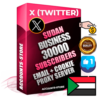 Professional Sudanese PREMIUM X (Twitter) accounts of manual registration and farming for the FINANCE & BUSINESS niche with high trust history photos and tweets — fully themed and optimized for FINANCE & BUSINESS advertising and promotion — 30000 niche-related live active followers 2009–2014 registration year Verified Email (Included) + Cookie JSON for secure import and login to the account + User Agent + High-quality filling (Photo Header Posts). Fully ready for targeted campaigns and ad launches from any country. Perfectly hold ads without bans. Ideal for any earning schemes affiliate promotions and marketing projects. Quality unlimited IPv4 proxy server included. Professional Sudanese PREMIUM X (Twitter) accounts of manual registration and farming for the FINANCE & BUSINESS niche with high trust history photos and tweets — fully themed and optimized for FINANCE & BUSINESS advertising and promotion — 30000 niche-related live active followers 2009–2014 registration year Verified Email (Included) + Cookie JSON for secure import and login to the account + User Agent + High-quality filling (Photo Header Posts). Fully ready for targeted campaigns and ad launches from any country. Perfectly hold ads without bans. Ideal for any earning schemes affiliate promotions and marketing projects. Quality unlimited IPv4 proxy server included.