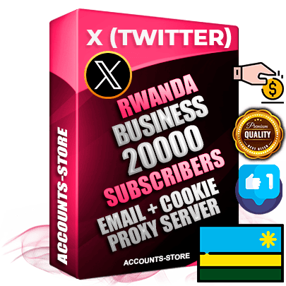 Professional Rwandan PREMIUM X (Twitter) accounts of manual registration and farming for the FINANCE & BUSINESS niche with high trust history photos and tweets — fully themed and optimized for FINANCE & BUSINESS advertising and promotion — 20000 niche-related live active followers 2009–2014 registration year Verified Email (Included) + Cookie JSON for secure import and login to the account + User Agent + High-quality filling (Photo Header Posts). Fully ready for targeted campaigns and ad launches from any country. Perfectly hold ads without bans. Ideal for any earning schemes affiliate promotions and marketing projects. Quality unlimited IPv4 proxy server included.