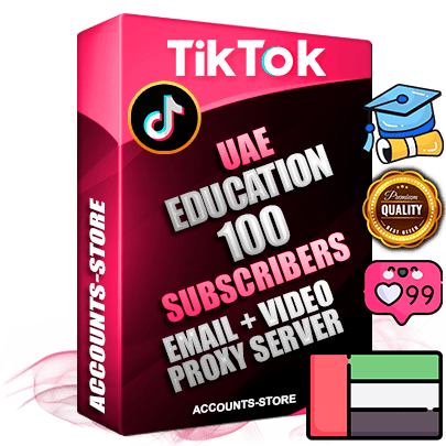 Professional UAE PREMIUM TikTok accounts of manual registration and farming for the EDUCATION niche with high trust history profile photos and videos — fully themed and optimized for EDUCATION advertising and promotion — 100 niche-related live active subscribers 2018–2022 registration years Verified Email (included) + Cookie JSON for secure import and login to the account + User Agent + high-quality content filling (profile photo banner and videos). Fully ready for targeted campaigns and ad launches from any country. Perfectly holds ads without bans. Ideal for any earning schemes affiliate promotions and marketing projects. Quality unlimited IPv4 proxy server included.