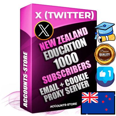 Professional New Zealand PREMIUM X (Twitter) accounts of manual registration and farming for the EDUCATION niche with high trust history photos and tweets — fully themed and optimized for EDUCATION advertising and promotion — 1000 niche-related live active followers 2009–2014 registration year Verified Email (Included) + Cookie JSON for secure import and login to the account + User Agent + High-quality filling (Photo Header Posts). Fully ready for targeted campaigns and ad launches from any country. Perfectly hold ads without bans. Ideal for any earning schemes affiliate promotions and marketing projects. Quality unlimited IPv4 proxy server included. Professional New Zealand PREMIUM X (Twitter) accounts of manual registration and farming for the EDUCATION niche with high trust history photos and tweets — fully themed and optimized for EDUCATION advertising and promotion — 1000 niche-related live active followers 2009–2014 registration year Verified Email (Included) + Cookie JSON for secure import and login to the account + User Agent + High-quality filling (Photo Header Posts). Fully ready for targeted campaigns and ad launches from any country. Perfectly hold ads without bans. Ideal for any earning schemes affiliate promotions and marketing projects. Quality unlimited IPv4 proxy server included.