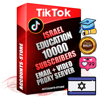 Professional Israeli PREMIUM TikTok accounts of manual registration and farming for the EDUCATION niche with high trust history profile photos and videos — fully themed and optimized for EDUCATION advertising and promotion — 10000 niche-related live active subscribers 2018–2022 registration years Verified Email (included) + Cookie JSON for secure import and login to the account + User Agent + high-quality content filling (profile photo banner and videos). Fully ready for targeted campaigns and ad launches from any country. Perfectly holds ads without bans. Ideal for any earning schemes affiliate promotions and marketing projects. Quality unlimited IPv4 proxy server included. Professional Israeli PREMIUM TikTok accounts of manual registration and farming for the EDUCATION niche with high trust history profile photos and videos — fully themed and optimized for EDUCATION advertising and promotion — 10000 niche-related live active subscribers 2018–2022 registration years Verified Email (included) + Cookie JSON for secure import and login to the account + User Agent + high-quality content filling (profile photo banner and videos). Fully ready for targeted campaigns and ad launches from any country. Perfectly holds ads without bans. Ideal for any earning schemes affiliate promotions and marketing projects. Quality unlimited IPv4 proxy server included.
