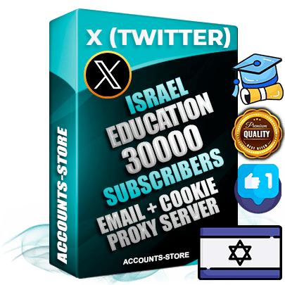 Professional Israeli PREMIUM X (Twitter) accounts of manual registration and farming for the EDUCATION niche with high trust history photos and tweets — fully themed and optimized for EDUCATION advertising and promotion — 30000 niche-related live active followers 2009–2014 registration year Verified Email (Included) + Cookie JSON for secure import and login to the account + User Agent + High-quality filling (Photo Header Posts). Fully ready for targeted campaigns and ad launches from any country. Perfectly hold ads without bans. Ideal for any earning schemes affiliate promotions and marketing projects. Quality unlimited IPv4 proxy server included. Professional Israeli PREMIUM X (Twitter) accounts of manual registration and farming for the EDUCATION niche with high trust history photos and tweets — fully themed and optimized for EDUCATION advertising and promotion — 30000 niche-related live active followers 2009–2014 registration year Verified Email (Included) + Cookie JSON for secure import and login to the account + User Agent + High-quality filling (Photo Header Posts). Fully ready for targeted campaigns and ad launches from any country. Perfectly hold ads without bans. Ideal for any earning schemes affiliate promotions and marketing projects. Quality unlimited IPv4 proxy server included.