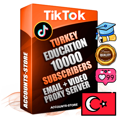 Professional Turkish PREMIUM TikTok accounts of manual registration and farming for the EDUCATION niche with high trust history profile photos and videos — fully themed and optimized for EDUCATION advertising and promotion — 10000 niche-related live active subscribers 2018–2022 registration years Verified Email (included) + Cookie JSON for secure import and login to the account + User Agent + high-quality content filling (profile photo banner and videos). Fully ready for targeted campaigns and ad launches from any country. Perfectly holds ads without bans. Ideal for any earning schemes affiliate promotions and marketing projects. Quality unlimited IPv4 proxy server included. Professional Turkish PREMIUM TikTok accounts of manual registration and farming for the EDUCATION niche with high trust history profile photos and videos — fully themed and optimized for EDUCATION advertising and promotion — 10000 niche-related live active subscribers 2018–2022 registration years Verified Email (included) + Cookie JSON for secure import and login to the account + User Agent + high-quality content filling (profile photo banner and videos). Fully ready for targeted campaigns and ad launches from any country. Perfectly holds ads without bans. Ideal for any earning schemes affiliate promotions and marketing projects. Quality unlimited IPv4 proxy server included.