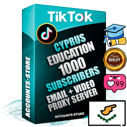 Professional Cyprus PREMIUM TikTok accounts of manual registration and farming for the EDUCATION niche with high trust history profile photos and videos — fully themed and optimized for EDUCATION advertising and promotion — 1000 niche-related live active subscribers 2018–2022 registration years Verified Email (included) + Cookie JSON for secure import and login to the account + User Agent + high-quality content filling (profile photo banner and videos). Fully ready for targeted campaigns and ad launches from any country. Perfectly holds ads without bans. Ideal for any earning schemes affiliate promotions and marketing projects. Quality unlimited IPv4 proxy server included. Professional Cyprus PREMIUM TikTok accounts of manual registration and farming for the EDUCATION niche with high trust history profile photos and videos — fully themed and optimized for EDUCATION advertising and promotion — 1000 niche-related live active subscribers 2018–2022 registration years Verified Email (included) + Cookie JSON for secure import and login to the account + User Agent + high-quality content filling (profile photo banner and videos). Fully ready for targeted campaigns and ad launches from any country. Perfectly holds ads without bans. Ideal for any earning schemes affiliate promotions and marketing projects. Quality unlimited IPv4 proxy server included.