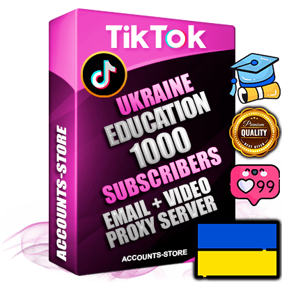 Professional Ukrainian PREMIUM TikTok accounts of manual registration and farming for the EDUCATION niche with high trust history profile photos and videos — fully themed and optimized for EDUCATION advertising and promotion — 1000 niche-related live active subscribers 2018–2022 registration years Verified Email (included) + Cookie JSON for secure import and login to the account + User Agent + high-quality content filling (profile photo banner and videos). Fully ready for targeted campaigns and ad launches from any country. Perfectly holds ads without bans. Ideal for any earning schemes affiliate promotions and marketing projects. Quality unlimited IPv4 proxy server included. Professional Ukrainian PREMIUM TikTok accounts of manual registration and farming for the EDUCATION niche with high trust history profile photos and videos — fully themed and optimized for EDUCATION advertising and promotion — 1000 niche-related live active subscribers 2018–2022 registration years Verified Email (included) + Cookie JSON for secure import and login to the account + User Agent + high-quality content filling (profile photo banner and videos). Fully ready for targeted campaigns and ad launches from any country. Perfectly holds ads without bans. Ideal for any earning schemes affiliate promotions and marketing projects. Quality unlimited IPv4 proxy server included.