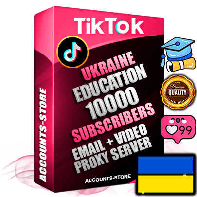 Professional Ukrainian PREMIUM TikTok accounts of manual registration and farming for the EDUCATION niche with high trust history profile photos and videos — fully themed and optimized for EDUCATION advertising and promotion — 10000 niche-related live active subscribers 2018–2022 registration years Verified Email (included) + Cookie JSON for secure import and login to the account + User Agent + high-quality content filling (profile photo banner and videos). Fully ready for targeted campaigns and ad launches from any country. Perfectly holds ads without bans. Ideal for any earning schemes affiliate promotions and marketing projects. Quality unlimited IPv4 proxy server included. Professional Ukrainian PREMIUM TikTok accounts of manual registration and farming for the EDUCATION niche with high trust history profile photos and videos — fully themed and optimized for EDUCATION advertising and promotion — 10000 niche-related live active subscribers 2018–2022 registration years Verified Email (included) + Cookie JSON for secure import and login to the account + User Agent + high-quality content filling (profile photo banner and videos). Fully ready for targeted campaigns and ad launches from any country. Perfectly holds ads without bans. Ideal for any earning schemes affiliate promotions and marketing projects. Quality unlimited IPv4 proxy server included.