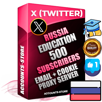 Professional Russian PREMIUM X (Twitter) accounts of manual registration and farming for the EDUCATION niche with high trust history photos and tweets — fully themed and optimized for EDUCATION advertising and promotion — 500 niche-related live active followers 2009–2014 registration year Verified Email (Included) + Cookie JSON for secure import and login to the account + User Agent + High-quality filling (Photo Header Posts). Fully ready for targeted campaigns and ad launches from any country. Perfectly hold ads without bans. Ideal for any earning schemes affiliate promotions and marketing projects. Quality unlimited IPv4 proxy server included.