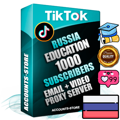 Professional Russian PREMIUM TikTok accounts of manual registration and farming for the EDUCATION niche with high trust history profile photos and videos — fully themed and optimized for EDUCATION advertising and promotion — 1000 niche-related live active subscribers 2018–2022 registration years Verified Email (included) + Cookie JSON for secure import and login to the account + User Agent + high-quality content filling (profile photo banner and videos). Fully ready for targeted campaigns and ad launches from any country. Perfectly holds ads without bans. Ideal for any earning schemes affiliate promotions and marketing projects. Quality unlimited IPv4 proxy server included.