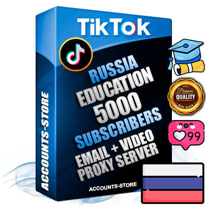 Professional Russian PREMIUM TikTok accounts of manual registration and farming for the EDUCATION niche with high trust history profile photos and videos — fully themed and optimized for EDUCATION advertising and promotion — 5000 niche-related live active subscribers 2018–2022 registration years Verified Email (included) + Cookie JSON for secure import and login to the account + User Agent + high-quality content filling (profile photo banner and videos). Fully ready for targeted campaigns and ad launches from any country. Perfectly holds ads without bans. Ideal for any earning schemes affiliate promotions and marketing projects. Quality unlimited IPv4 proxy server included.