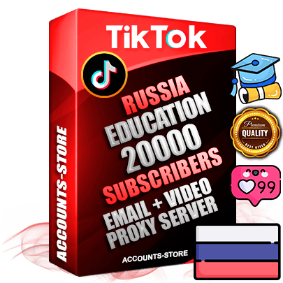 Professional Russian PREMIUM TikTok accounts of manual registration and farming for the EDUCATION niche with high trust history profile photos and videos — fully themed and optimized for EDUCATION advertising and promotion — 20000 niche-related live active subscribers 2018–2022 registration years Verified Email (included) + Cookie JSON for secure import and login to the account + User Agent + high-quality content filling (profile photo banner and videos). Fully ready for targeted campaigns and ad launches from any country. Perfectly holds ads without bans. Ideal for any earning schemes affiliate promotions and marketing projects. Quality unlimited IPv4 proxy server included.