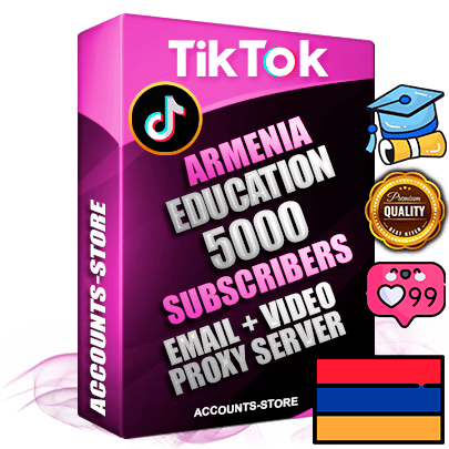 Professional Armenian PREMIUM TikTok accounts of manual registration and farming for the EDUCATION niche with high trust history profile photos and videos — fully themed and optimized for EDUCATION advertising and promotion — 5000 niche-related live active subscribers 2018–2022 registration years Verified Email (included) + Cookie JSON for secure import and login to the account + User Agent + high-quality content filling (profile photo banner and videos). Fully ready for targeted campaigns and ad launches from any country. Perfectly holds ads without bans. Ideal for any earning schemes affiliate promotions and marketing projects. Quality unlimited IPv4 proxy server included.