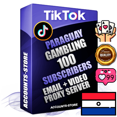 Professional Paraguayan PREMIUM TikTok accounts of manual registration and farming for the GAMBLING niche with high trust history profile photos and videos — fully themed and optimized for GAMBLING advertising and promotion — 100 niche-related live active subscribers 2018–2022 registration years Verified Email (included) + Cookie JSON for secure import and login to the account + User Agent + high-quality content filling (profile photo banner and videos). Fully ready for targeted campaigns and ad launches from any country. Perfectly holds ads without bans. Ideal for any earning schemes affiliate promotions and marketing projects. Quality unlimited IPv4 proxy server included.