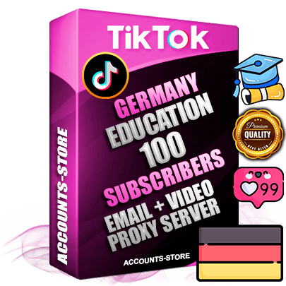 Professional German PREMIUM TikTok accounts of manual registration and farming for the EDUCATION niche with high trust history profile photos and videos — fully themed and optimized for EDUCATION advertising and promotion — 100 niche-related live active subscribers 2018–2022 registration years Verified Email (included) + Cookie JSON for secure import and login to the account + User Agent + high-quality content filling (profile photo banner and videos). Fully ready for targeted campaigns and ad launches from any country. Perfectly holds ads without bans. Ideal for any earning schemes affiliate promotions and marketing projects. Quality unlimited IPv4 proxy server included.