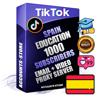 Professional Spanish PREMIUM TikTok accounts of manual registration and farming for the EDUCATION niche with high trust history profile photos and videos — fully themed and optimized for EDUCATION advertising and promotion — 1000 niche-related live active subscribers 2018–2022 registration years Verified Email (included) + Cookie JSON for secure import and login to the account + User Agent + high-quality content filling (profile photo banner and videos). Fully ready for targeted campaigns and ad launches from any country. Perfectly holds ads without bans. Ideal for any earning schemes affiliate promotions and marketing projects. Quality unlimited IPv4 proxy server included. Professional Spanish PREMIUM TikTok accounts of manual registration and farming for the EDUCATION niche with high trust history profile photos and videos — fully themed and optimized for EDUCATION advertising and promotion — 1000 niche-related live active subscribers 2018–2022 registration years Verified Email (included) + Cookie JSON for secure import and login to the account + User Agent + high-quality content filling (profile photo banner and videos). Fully ready for targeted campaigns and ad launches from any country. Perfectly holds ads without bans. Ideal for any earning schemes affiliate promotions and marketing projects. Quality unlimited IPv4 proxy server included.