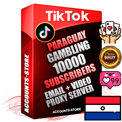 Professional Paraguayan PREMIUM TikTok accounts of manual registration and farming for the GAMBLING niche with high trust history profile photos and videos — fully themed and optimized for GAMBLING advertising and promotion — 10000 niche-related live active subscribers 2018–2022 registration years Verified Email (included) + Cookie JSON for secure import and login to the account + User Agent + high-quality content filling (profile photo banner and videos). Fully ready for targeted campaigns and ad launches from any country. Perfectly holds ads without bans. Ideal for any earning schemes affiliate promotions and marketing projects. Quality unlimited IPv4 proxy server included.